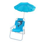 Güneşlikli Çocuk Kamp Sandalyesi - Şemsiyeli Çocuk Plaj Sandalyesi | Kullanımı Rahat Çocuk Katlanır Şemsiye | Havuz için Dayanıklı Kum Koltuğu