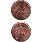 Güney Afrika, 1 Cent (1999) Çil Eski Yabancı Madeni Para