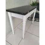 Güney Ahşap Mobilya 110 x 45 Cm Katlanır Mutfak Masası - Mermer - Siyah