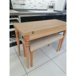 Güney Ahşap Mobilya 110 x 50 cm Katlanır Masa Bench - Meşe