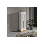 GuneyStore Flora 2 Kapaklı Komple MDF Gardırop
