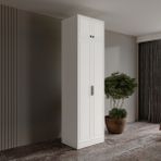 GuneyStore Milas 2 Kapaklı Komple MDF Yüklüklü Gardırop