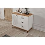 Guneystore Nevada Komple Mdf Atlantik Çam - Beyaz Şifonyer