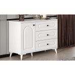 Guneystore Roma Komple Mdf Beyaz Şifonyer