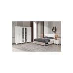 GuneyStore Ücretsiz Montaj Roma Komple MDF Yatak Odası Takımı