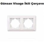 Güngünsan Visage Simple Beyaz İkili Çerçeve