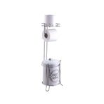 Gunkes 61091092 Tekno-Tel Ayaklı Tuvalet Kağıtlık Ve Çöp Kovası
