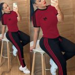 Gunkes A0PJVX86KG Naı Sport Kadın Kırmızı Pijama Takımı