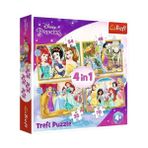 Gunkes Disney Princess 4ın1 Puzzle (54+48+35+70 Parça)