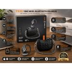 GUNKES Kadınlara Özel Mini Çanta Tasarımlı Full Hd Ses YX46 Ios Android Uyumlu Kadın Bluetooth Kulaklık - Siyah