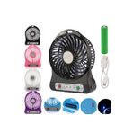gunkes Masaüstü Taşınabilir Pilli Şarjlı Vantilatör Usb Fan