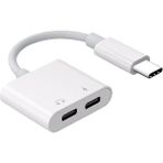 Gunkes Type C To Kulaklık Hızlı Şarj Giriş Çevirici Çoklayıcı Çoğaltıcı Splitter Adaptör