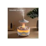 Gunkes Ultrasonik Hava Nemlendirici Buhar Makinesi Ve Aroma Difüzörü Işıklı Terapi Aromatik Koku Verici