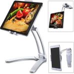 GUNKES Universal Telefon Tutucu Stand & Tablet Tutucu Stand Masa Üstü Stand Mutfak Ofis Modeli - Siyah