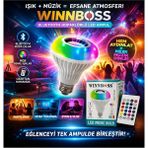 GUNKES WN-1156 Müzik LED Ampul Bluetooth Rgb LED 220V E27