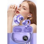 GUNKES YXG‑10SY Bluetooth Kulaklık | Kablosuz Spor ve Günlük Kullanım Için Mikrofonlu Ergonomik Şarjlı - Mor