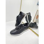 Günlük Erkek Ayakkabı İçi Dışı Hakiki Deri Casual Lastik Bağcıklı Beyaz Tabanlı Comfort Sneaker 5040
