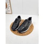 Günlük Erkek Ayakkabı İçi Dışı Hakiki Deri Casual Lastik Bağcıklı Beyaz Tabanlı Comfort Sneaker 5050