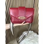 Günlük Kadın Omuz Çantası Tokalı Ayarlanabilir Çapraz Askılı Şık 4001 - 18 x 24 x 14,5 cm - Kırmızı