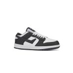 Günlük Kadın Rahat Esnek Hafif Sneaker Kaymaz Taban Bağcıklı Spor Ayakkabı 8075 (Siyah - Beyaz)