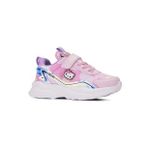 Günlük Kız Çocuk Sneaker Lastik Bağcıklı Cırtlı Hello Kitty Ayakkabı 2014 (Pembe-Beyaz)