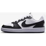 Günlük Kullanıma Uygun Nike Court Borough Low Recraft (Gs) DV5456-131 Kadın Spor Ayakkabı Beyaz/Siyah