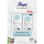 Günlük Ped Normal 40'Lı Ve Hijyenik Ped Normal 24'Lü Bio Natural Sleepy Ve Rosie