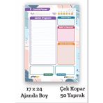 Günlük Planlayıcı - Daily Planner - Ders Çalışma Planlayıcı - Planlama Defteri