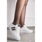 Günlük Unisex Spor Ayakkabı Bağcıklı Dikiş Detaylı Hafif Kalın Yüksek Taban Sneaker 4005