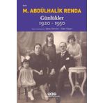 Günlükler 1920-1950 - Mustafa Abdülhalik Renda