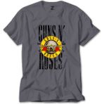 Guns N Roses Vintage Gri Tişört - XL