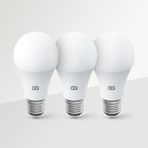 Günsan 3'Lü Led Ampul 12W Beyaz Işık E27 (6500K 1155 Lümen 3 Adet)