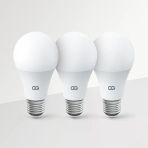 Günsan 3'lü LED Ampul 12W Sarı Işık E27 (3000K 1155 Lümen 3 Adet)