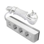 Günsan Elektrik 01351110-303400 Dörtlü Çocuk Korumalı Topraklı Priz