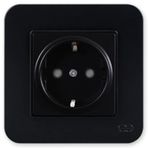 Günsan Elektrik 01373400-100116 Radius Çocuk Korumalı Siyah Topraklı Priz