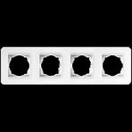 Günsan Elektrik 01379300-000145 Radius Fildişi Beyazı Dörtlü Çerçeve