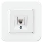 Günsan Elektrik 01379300-100120 Radius Nümeris Fildişi Beyazı Telefon Priz