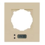 Günsan Elektrik 01401206-000140 Eqona Pratik Saat Derece Krem Çerçeve