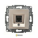 Günsan Elektrik 01401500-100130 Eqona Tekli Gümüş Data Priz