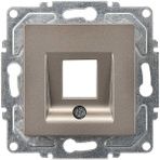 Günsan Elektrik Eqona Radius Neoline Data Prizi (Jaksız), Mocha (Mekanizma + Tuşkapak)