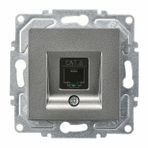 Günsan Elektrik Eqona Tekli Data Prizi RJ45 Cat6 Füme Mekanizma