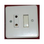 Günsan Elektrik Topraksız Krem Anahtarlı Priz