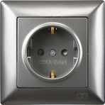 Günsan Elektrik Visage Füme Çocuk Korumalı Topraklı Priz