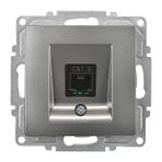 Günsan Elektrik Visage Nümeris Telefon Prizi (Cat3), Füme, Mekanizma