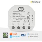 Gunsan Günsan Akıllı Wifi Nötrlü Dimmer Röle 150W (Işık Ayarlı Anahtar Modülü) Tuya & Smart Life Uyumlu - 100