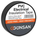 Günsan PVC Siyah Elektrik İzolasyon Bandı