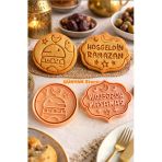 Günyan Store Hoşgeldin Ramazan Kurabiye Kalıbı Hamur Şekillendirici 2’Li Set