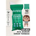 Guqqo Taşınabilir Lazımlık Pisuvar 10 Adet Idrar Torbası Seyahat Emici Pedli Portatif Katlanabilir Tuvalet