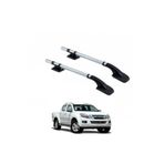 GÜRAKS Isuzu Dmax 2012-2016 Uyumlu Ara Atkısız Tavan Çıtası Port Bagaj Nikel