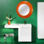 Güral Evo Soldan Etajerli Mobilya Üstü Mega Boy Lavabo 43*90 EV37MUL01